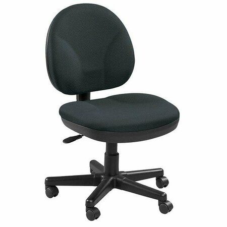 HOMEROOTS Ebony Fabric Chair 20 x 24 x 36 in. 372431